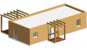 maison en bois en KIT